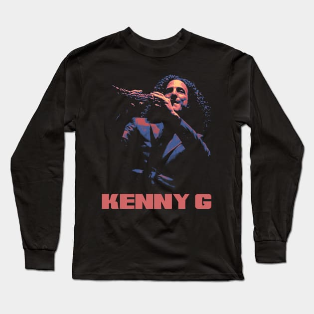 Keny G Jazz Long Sleeve T-Shirt by Suksesno Aku Gusti